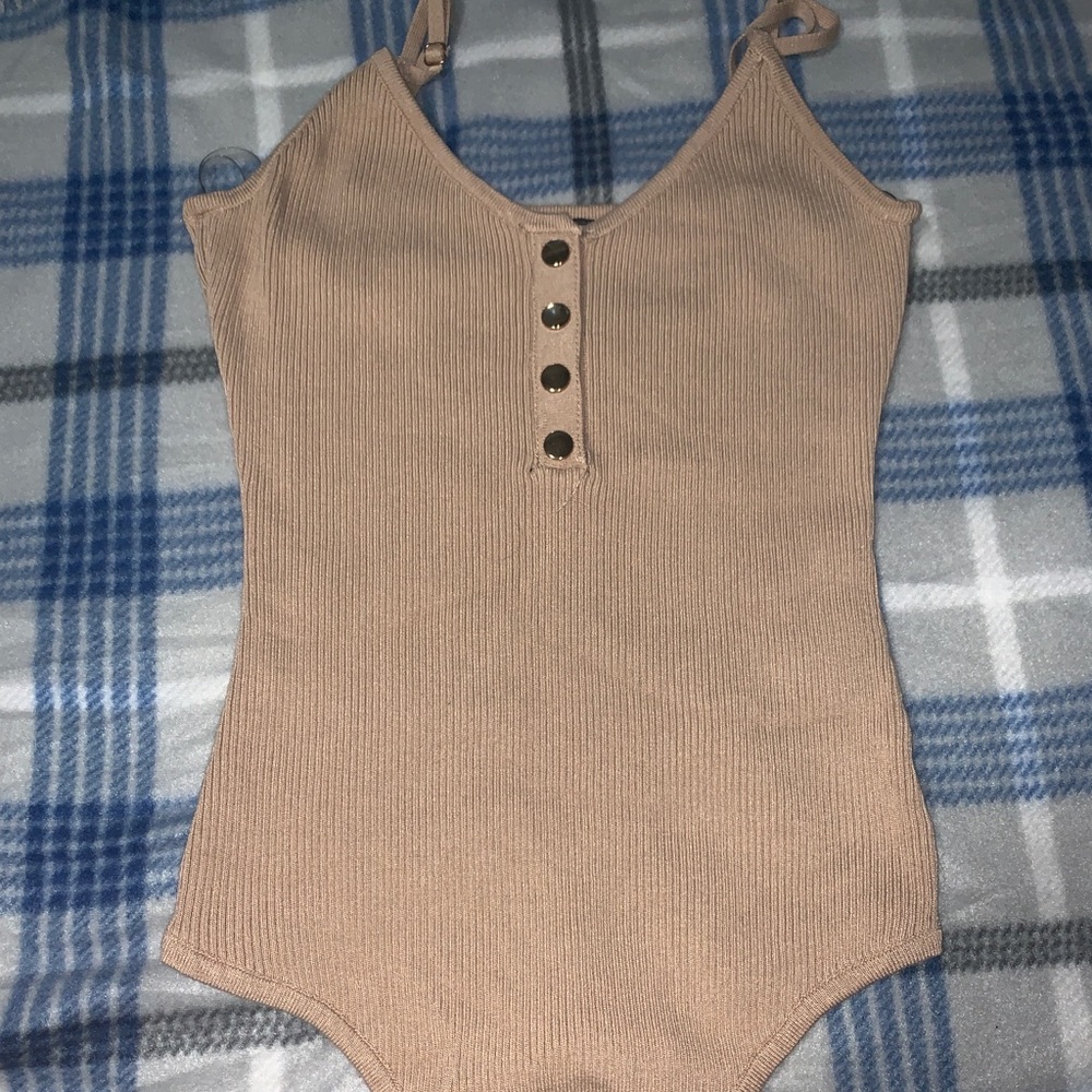 Tan bodysuit